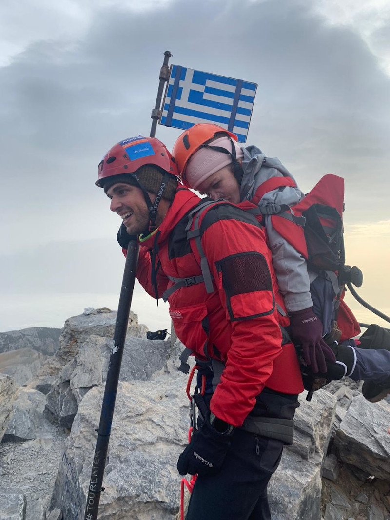Η Ελευθερία και ο Μάριο που ανέβηκαν τον Ολυμπο