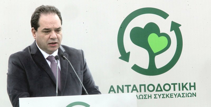 Ο Κωστής Δήμτσας στο βήμα