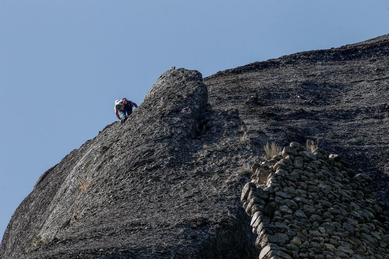 Η αναρρίχηση στα Μετέωρα είναι μια εντελώς διαφορετική εμπειρία