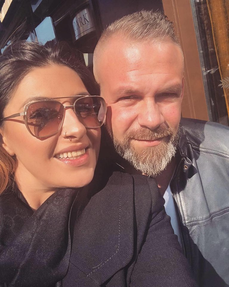 H Έλενα Παπαρίζου με τον Νίκο Παναγιωτίδη