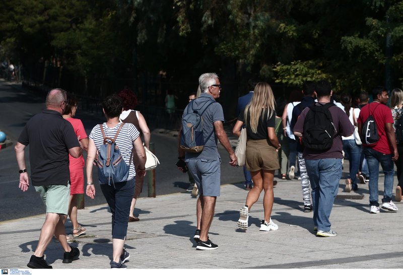 Τουρίστες εν μέσω απεργίας