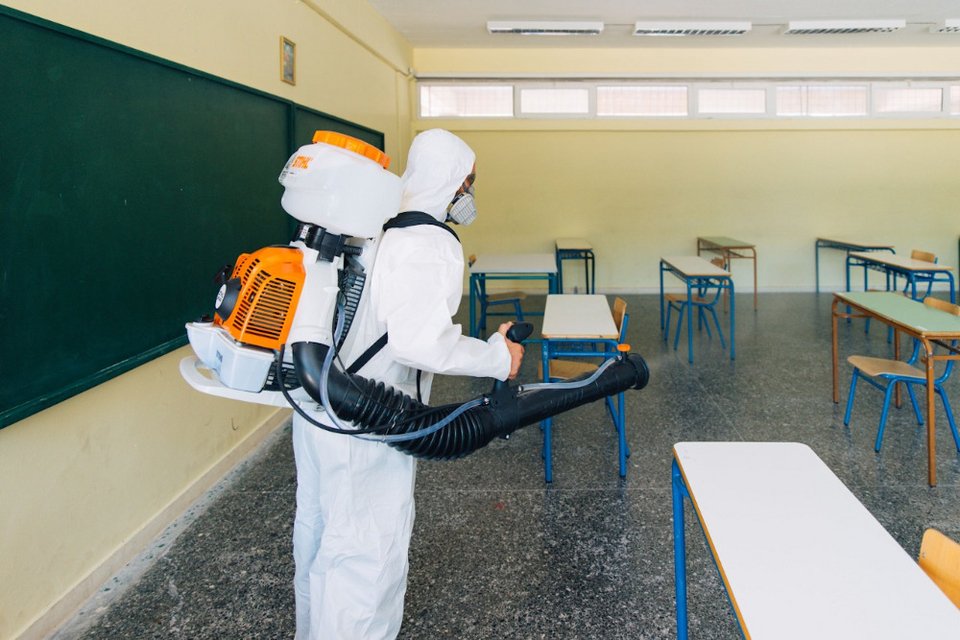 Απολυμάνσεις σε σχολεία του Δήμου Αθηναίων