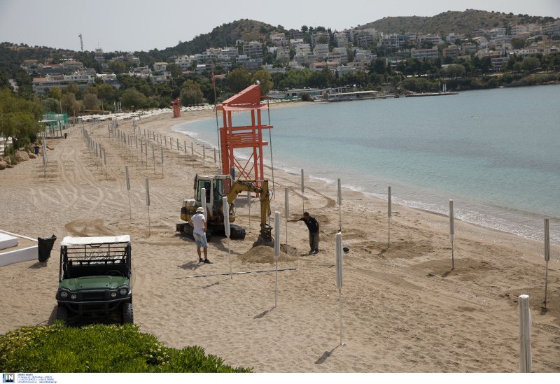 Εργασίες για την τήρηση των αποστάσεων ασφαλείας