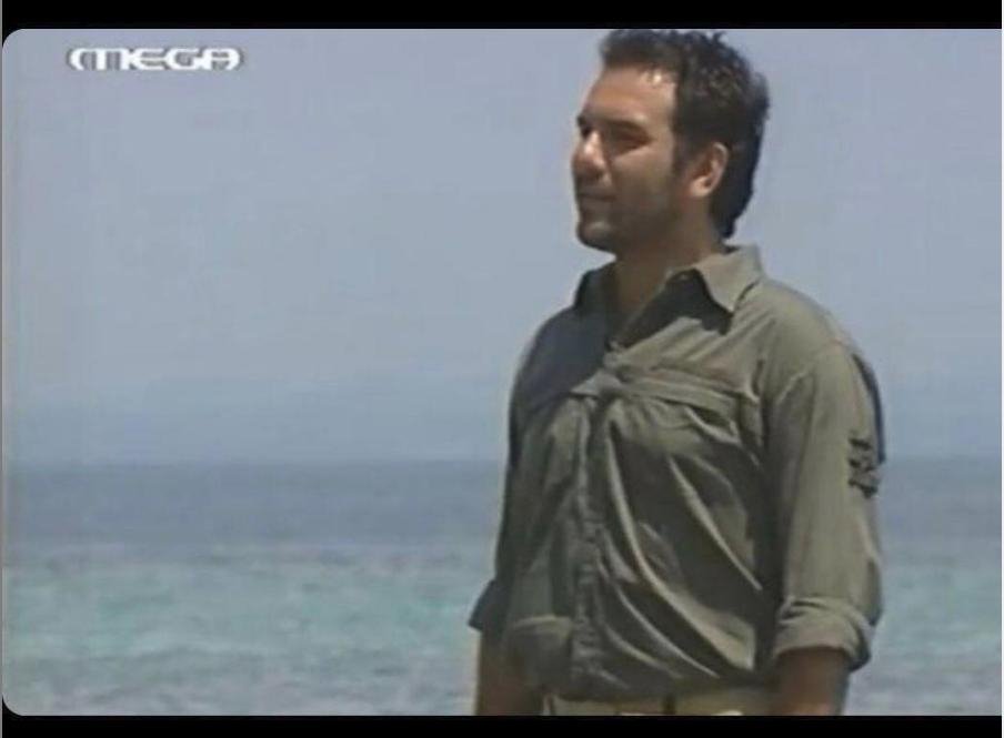 Η φωτογραφία από το Survivor το 2003 που ανέβασε στο Instagram ο Γρηγόρης Αρναούτογλου