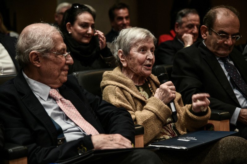 Ο Δημήτρης Παντερμαλής και η Ελενη Αρβελέρ / Eurokinissi Mιχάλης Καραγιάννης