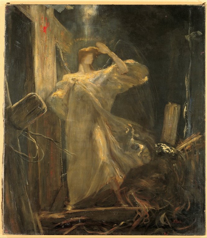 Νικόλαου Γύζη «Αρχάγγελος. Σπουδή για τη Θεμελίωση της Πίστεως»