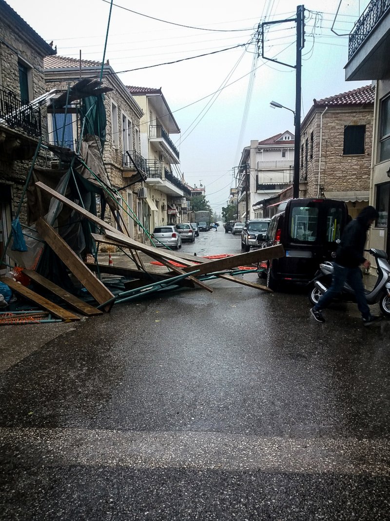 Ανεμοστρόβιλος στον Αστακό