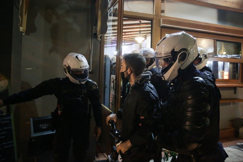 Επιχείρηση της Αστυνομίας στην Πλατεία Εξαρχείων / Φωτογραφία: SOOC