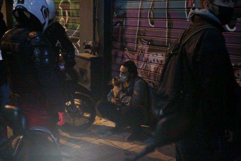 Επιχείρηση της Αστυνομίας στην Πλατεία Εξαρχείων / Φωτογραφία: SOOC