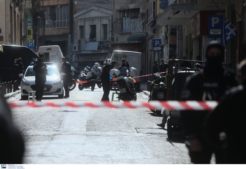 Αστυνομικές δυνάμεις στο σημείο της συμπλοκής