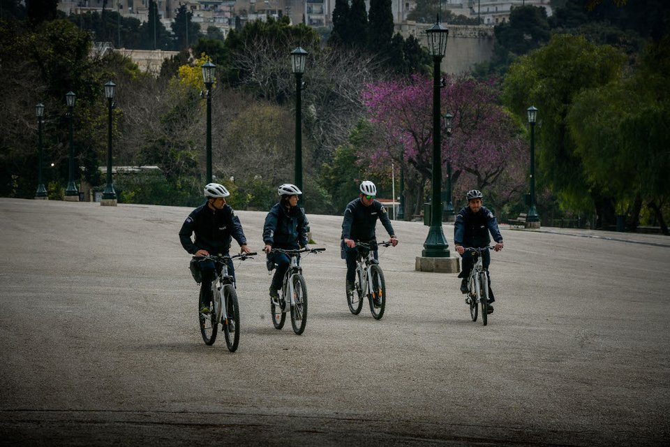 Αστυνομικοί σε ποδήλατα
