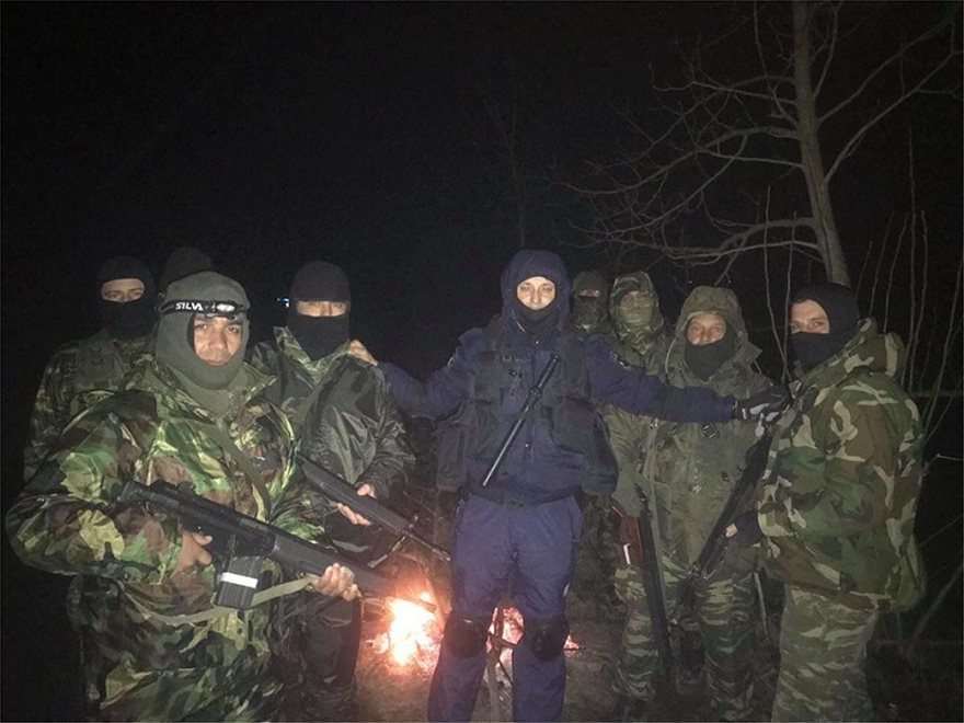 Οι Ελληνες συνοριοφύλακες στις Καστανιές του Εβρου
