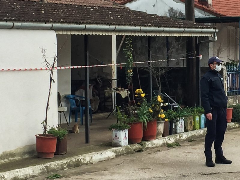Το σπίτι στο οποίο έγινε το έγκλημα / Φωτογραφία: Eurokinissi