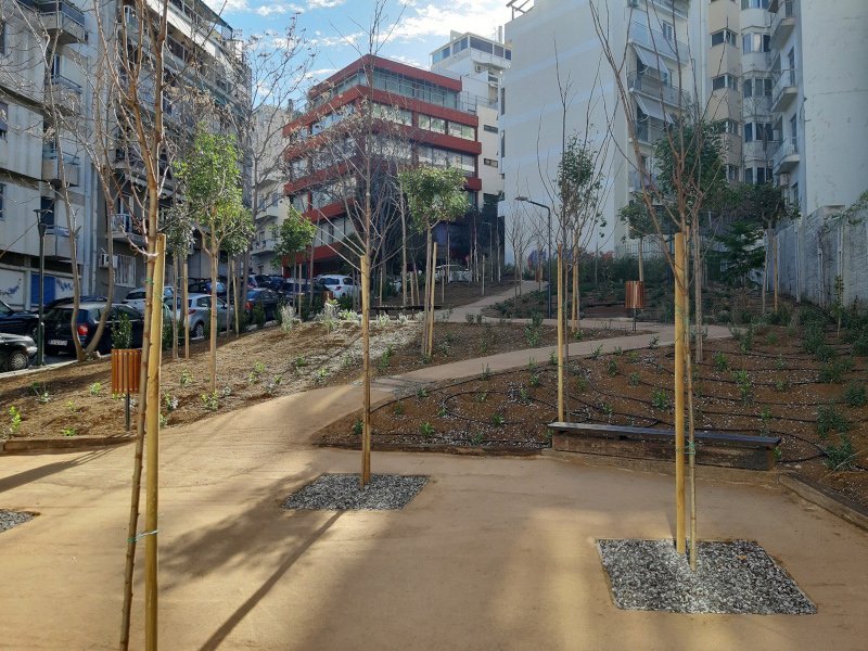 Αθήνα τρίτο Pocket Park Παγκράτι