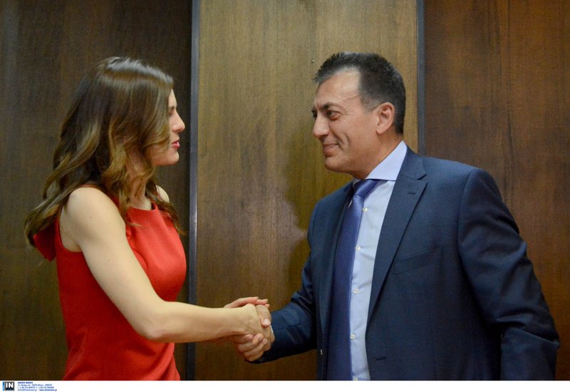 Εφη Αχτσιόγλου Γιάννης Βρούτσης