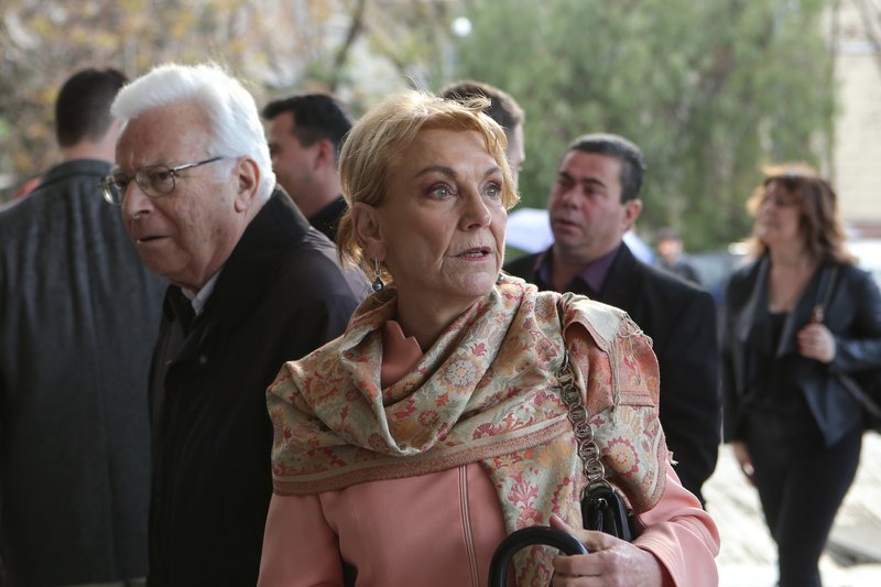 Η Φωτεινή Πιπιλή προσέρχεται στην εκδήλωση -Φωτογραφία: George Vitsaras / SOOC