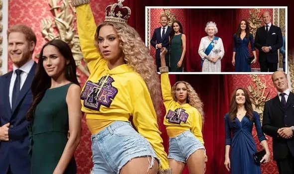 Με στέμμα η Beyonce ανάμεσα στα μέλη της βασιλικής οικογένειας της Αγγλίας