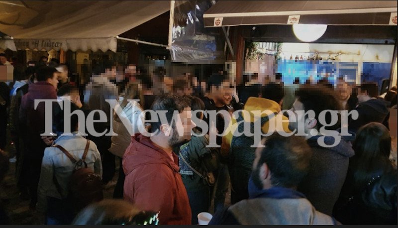 Βολιώτες συνωστίζονται για κοκτέιλ take away