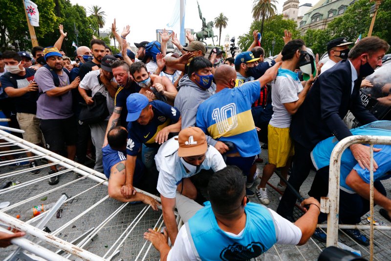 Ενταση στο Μπουένος Αϊρες /Φωτογραφία: AP Images