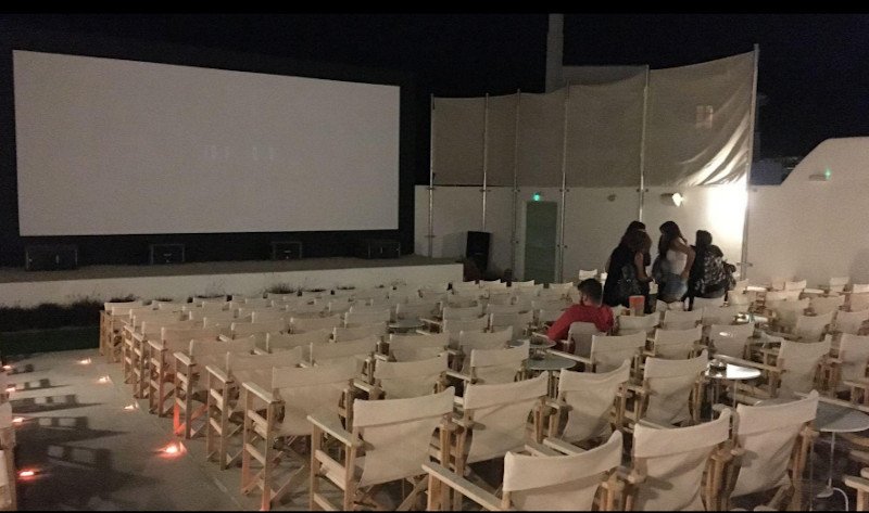 «Σε αυτόν τον υπέροχο χώρο, ακόμη και μια μέτρια ή κακή ταινία γίνεται υποφερτή» / Φωτογραφία: cinenaxos