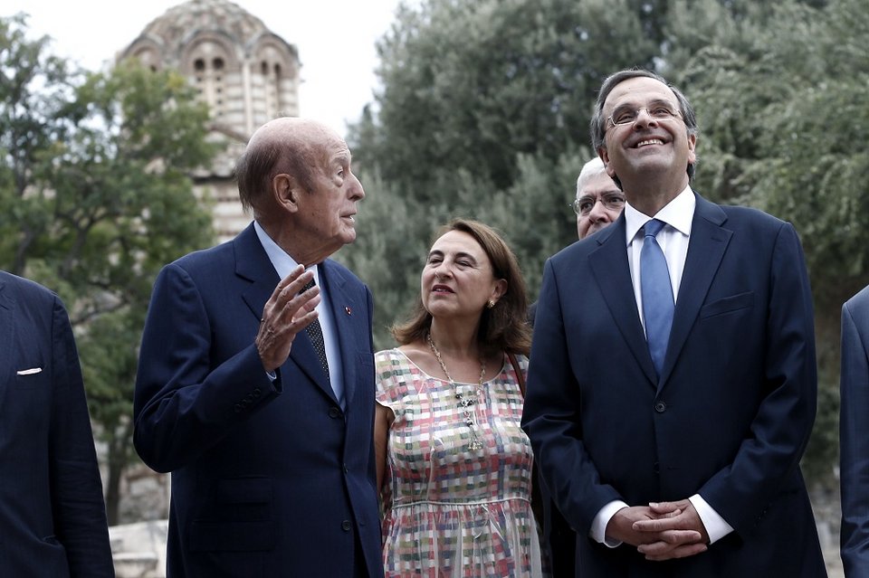 Ντ'Εστέν και Σαμαράς στο Θησείο