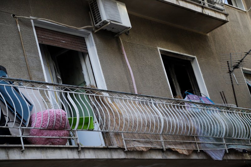 Το διαμέρισμα όπου έπιασε φωτιά