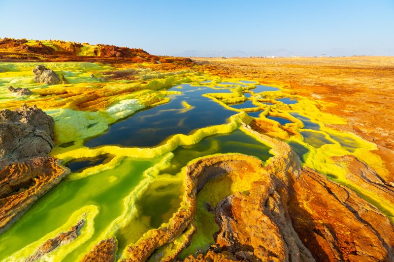 Απίστευτα έντονα τα χρώματα του Dallol