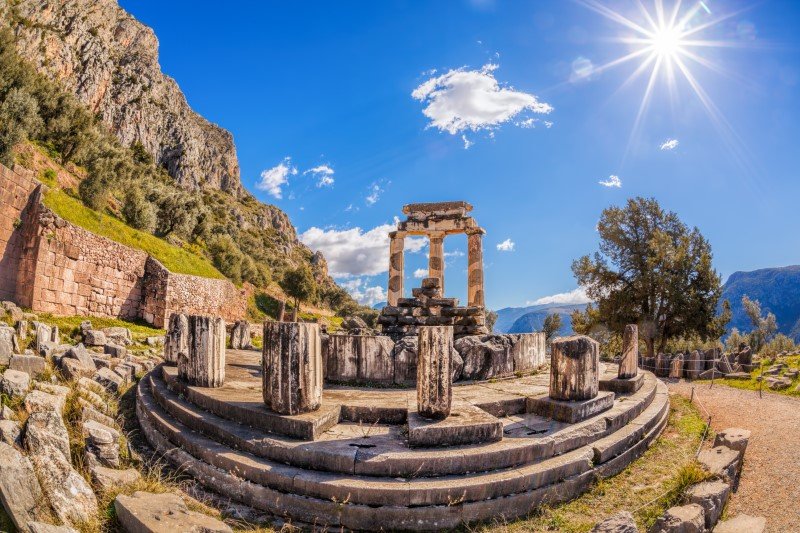 Ο αρχαιολογικός χώρος των Δελφών
