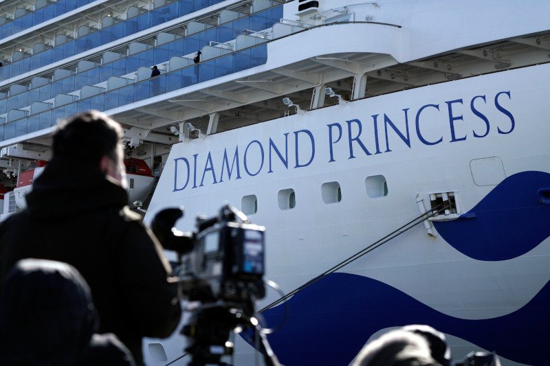 Σε καραντίνα το Diamond Princess / Φωτογραφία: ΑΡ