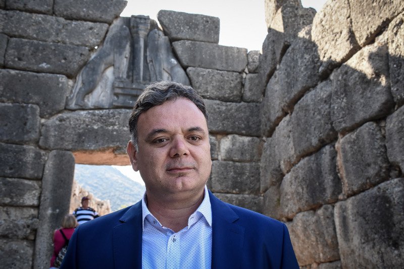 O γ.γ. του υπουργείου Πολιτισμού Γιώργος Διδασκάλου που προήδρευσε της συνεδρίασης του ΚΑΣ/ Eurokinissi Βασίλης Παπαδόπουλος