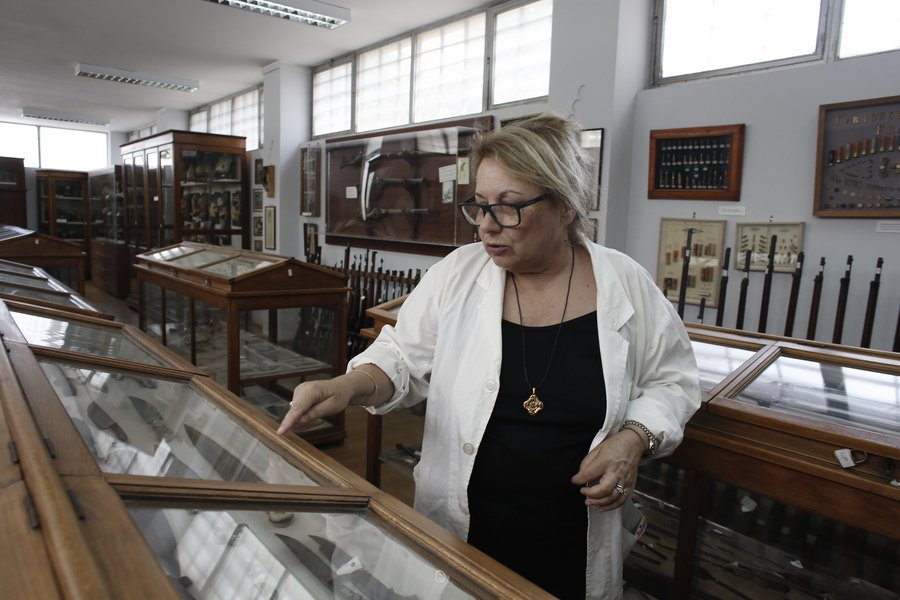 Η Μαρία Στεφανίδου - Λουτσίδου, διευθύντρια του Εγκληματολογικού Μουσείου και καθηγήτρια Τοξικολογίας