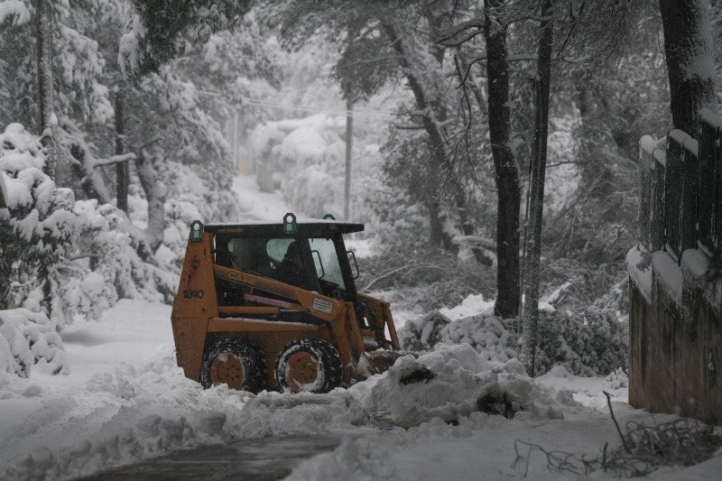 χιονόπτωση στα βόρεια προάστια