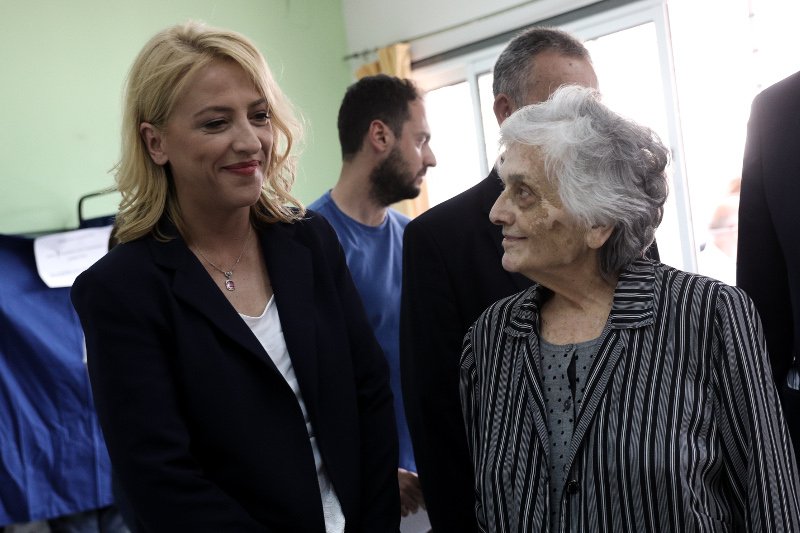 Η Ρένα Δούρου με τη μητέρα της