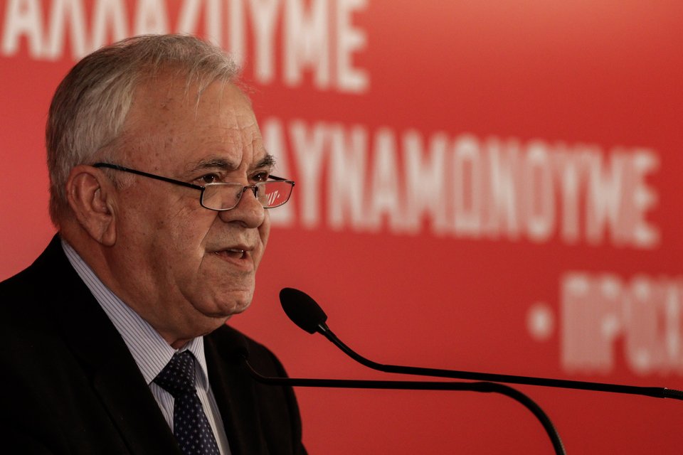 Ο Γιάννης Δραγασάκης στην ΚΕ του ΣΥΡΙΖΑ/ Φωτογραφία: Eurokinissi