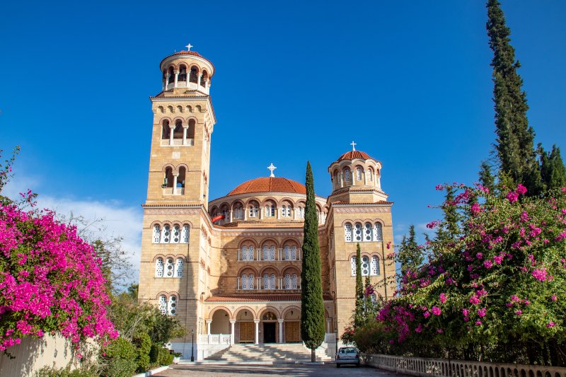 Η εκκλησία του Αγίου Νεκταρίου στην Αίγινα