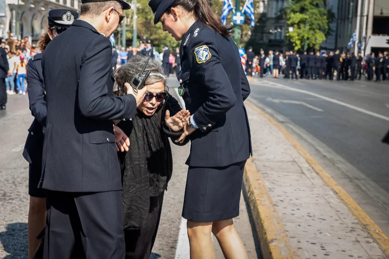 Η Ελένη Λουκά στην 28η Οκτωβρίου  Φωτογραφία: Μαρία Χουρδάρη / Maria Chourdari