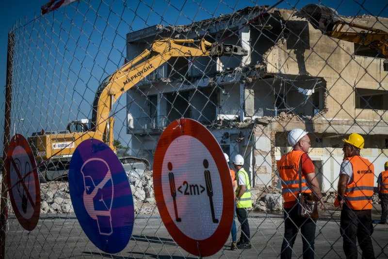 Άρχισαν οι εργασίες για την μεγάλη ανάπλαση στο Ελληνικό /Φωτογραφία: EUROKINISSI/ΤΑΤΙΑΝΑ ΜΠΟΛΑΡΗ