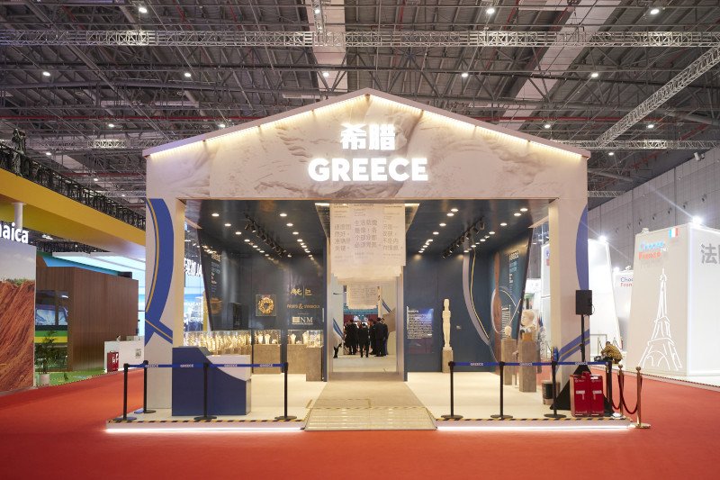 Το ελληνικό περίπτερο στην China International Import Expo 2019