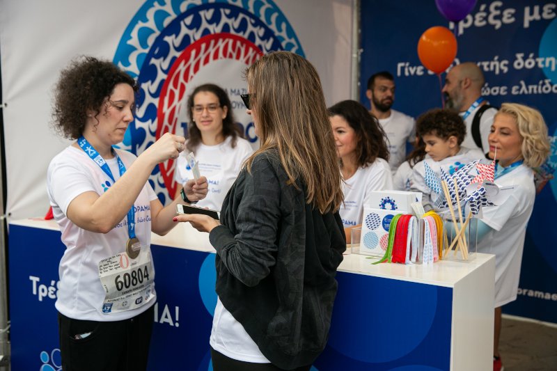 Εγγραφές νέων εθελοντών δοτών στο περίπτερο του Συλλόγου μας