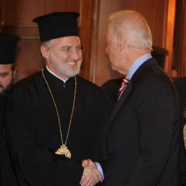 Ο Ελπιδοφόρος με τον Μπάιντεν