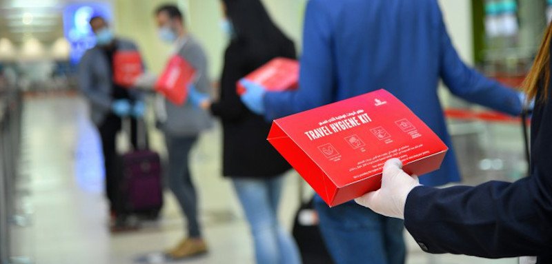 Το κιτ υγιεινής που θα παίρνουν οι επιβάτες πριν την επιβίβαση