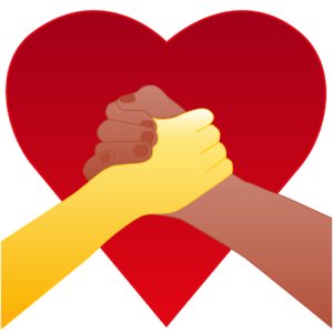 Emoji χέρια σε καρδιά