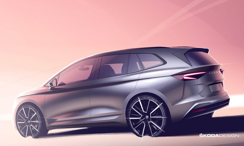 Αυτά είναι τα νέα επίσημα σκίτσα του Skoda Enyaq