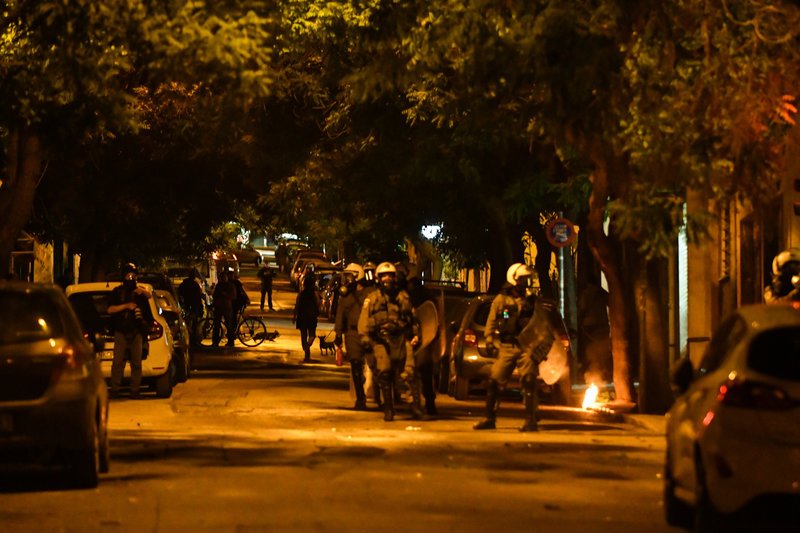 Μικρής έκτασης επεισόδια στα Εξάρχεια
