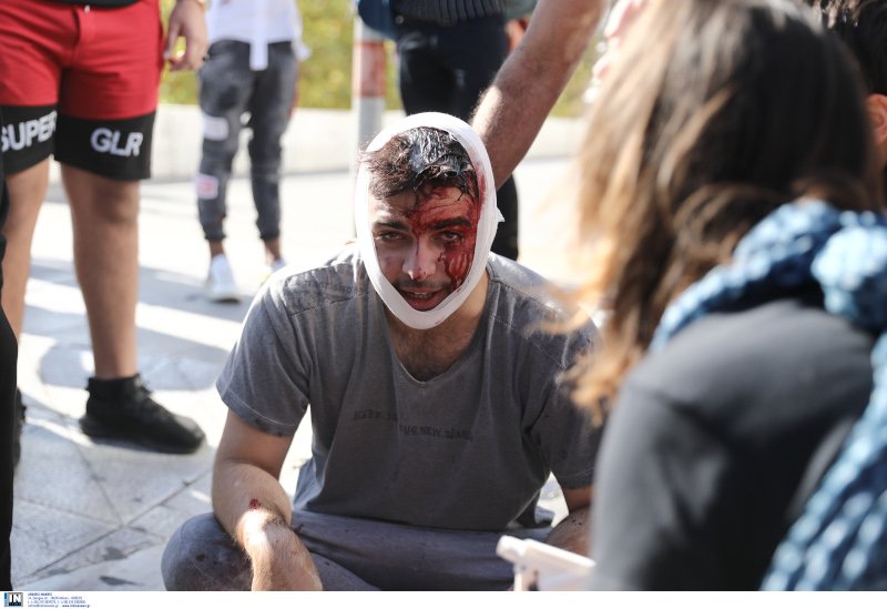 Επεισόδια στην πορεία των φοιτητών