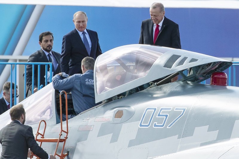 Πούτιν και Ερντογάν σε Su-57
