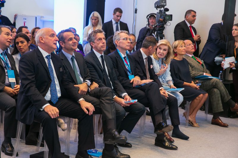 Στιγμιότυπο από τις εργασίες του Athens Democracy Forum