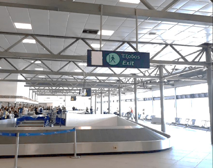 Αλλη εικόνα στο αεροδρόμιο της Κέρκυρας. Ενα σύγχρονο αεροδρόμιο