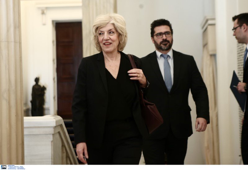 Η βουλευτής του ΣΥΡΙΖΑ Σία Αναγνωστοπούλου προσέρχεται στο ΕΣΕΠ