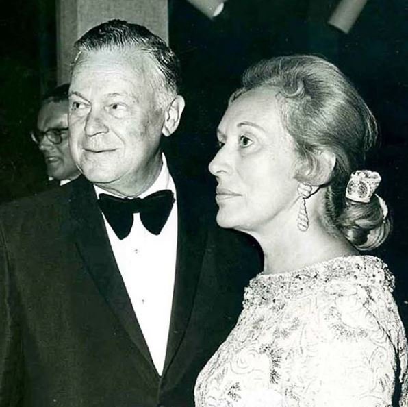 H Estée Lauder με τον σύζυγό της